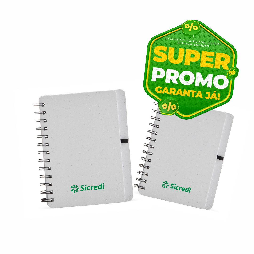 Caderneta Kraft B6 com Porta Caneta RBX 02601 - branca