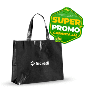 Sacola TNT Metalizada RBX 18537P - preta